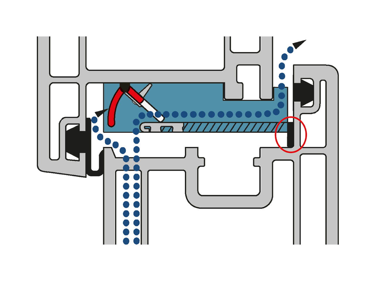 Regel-air® Klebedichtung weiß Regel-air® Klebedichtung weiß
